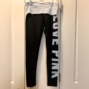 VS Pink Foldover Leggings
